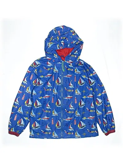 Pre-owned Stephen Joseph Kids' Windbreaker Jacket In Blue