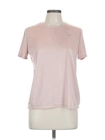 Pre-owned Nike Active T-shirt In Pink