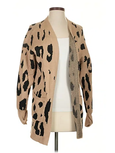 Pre-owned Zesica Cardigan Sweater In Brown