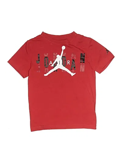 Pre-owned Air Jordan Kids' Short Sleeve T-shirt In Red