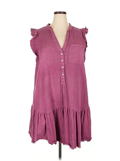 Pre-owned Pilcro By Anthropologie Casual Dress In Purple
