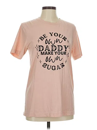 Pre-owned Bella+canvas Short Sleeve T-shirt In Pink