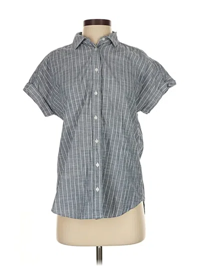 Pre-owned Goodthreads Short Sleeve Button Down Shirt In Gray