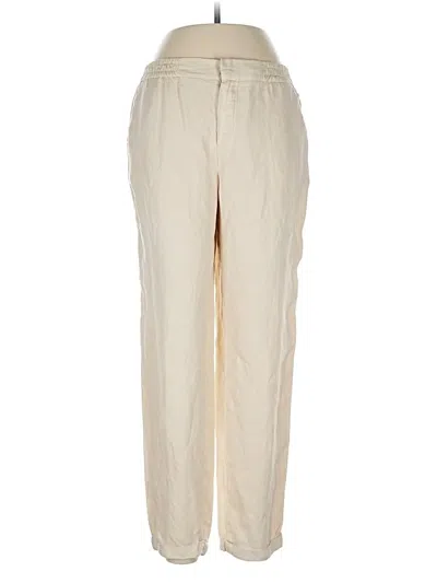 Pre-owned Massimo Dutti Casual Pants In White