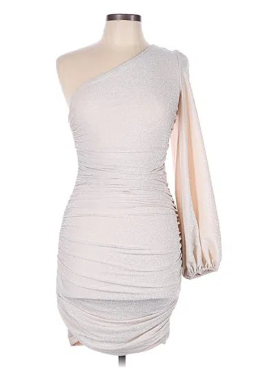 Pre-owned Unbranded Cocktail Dress In White