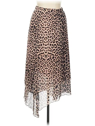 Pre-owned Unbranded Casual Skirt In Brown