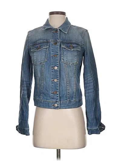 Pre-owned Kut From The Kloth Denim Jacket In Blue