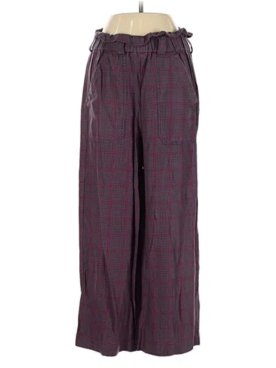 Pre-owned Marine Layer Casual Pants In Burgundy