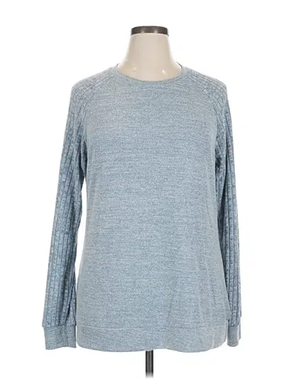 Pre-owned Unbranded Long Sleeve T-shirt In Blue