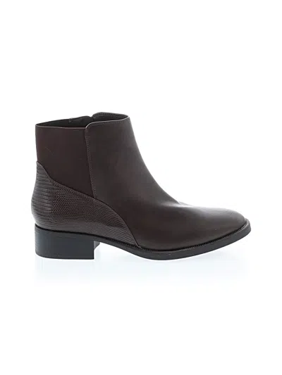 Pre-owned Style & Co Ankle Boots In Brown