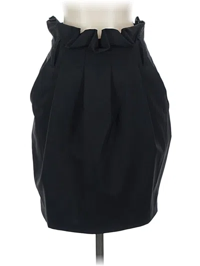 Pre-owned Elizabeth And James Wool Skirt In Black