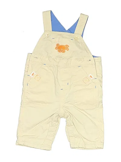 Pre-owned Janie And Jack Babies' Overalls In Yellow