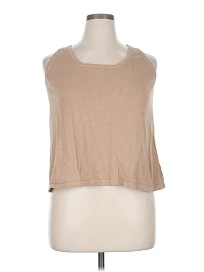 Pre-owned Jessica London Pullover Sweater In Brown