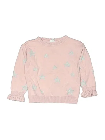 Pre-owned Baby Gap Kids' Pullover Sweater In Pink