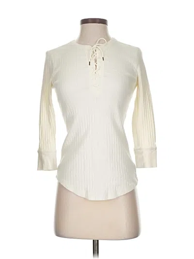 Pre-owned Polo Ralph Lauren Pullover Sweater In White