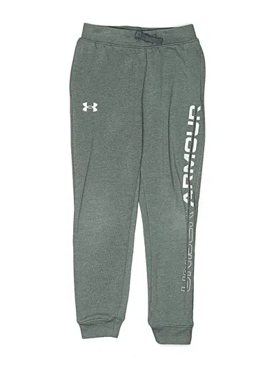 Pre-owned Under Armour Kids' Sweatpants In Gray