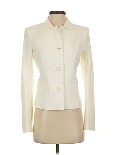 Pre-owned Brooks Brothers Blazer Jacket In White