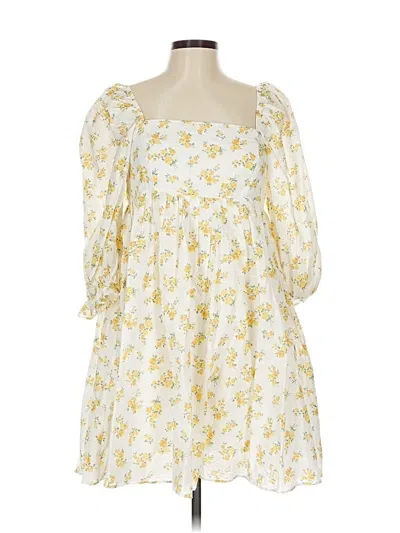 Pre-owned Storia Casual Dress In Yellow
