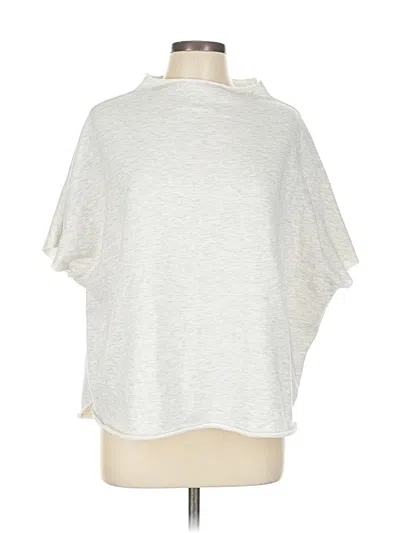 Pre-owned Unbranded Short Sleeve Turtleneck In Silver