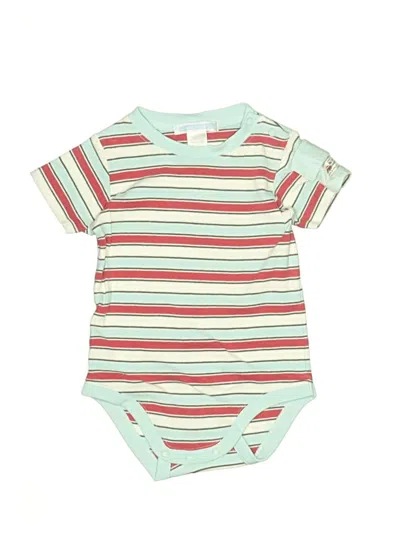Pre-owned Janie And Jack Babies' Short Sleeve Onesie In Green