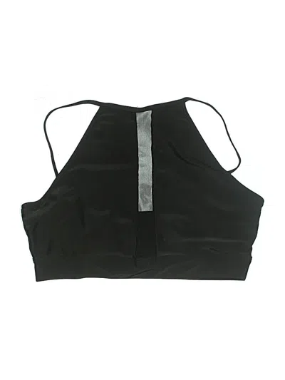 Pre-owned Unbranded Swimsuit Top Black Swimwear