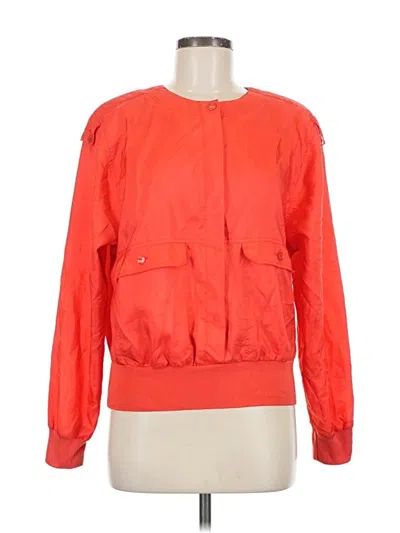 Pre-owned Leslie Fay Jacket In Orange
