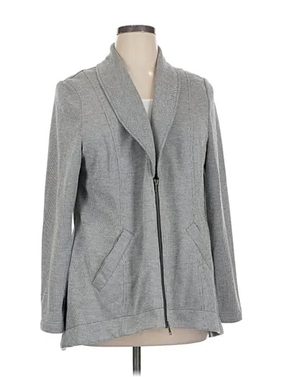 Pre-owned Cabi Blazer Jacket In Gray