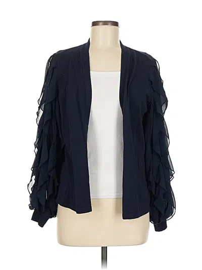 Pre-owned Chico's Cardigan Sweater In Blue