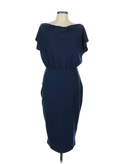 Pre-owned Unbranded Cocktail Dress In Blue