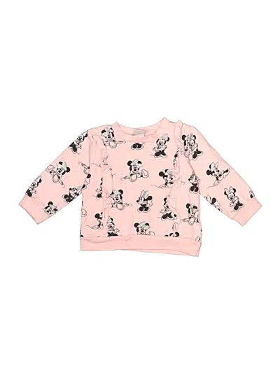 Pre-owned Disney Baby Kids' Pullover Sweater In Pink