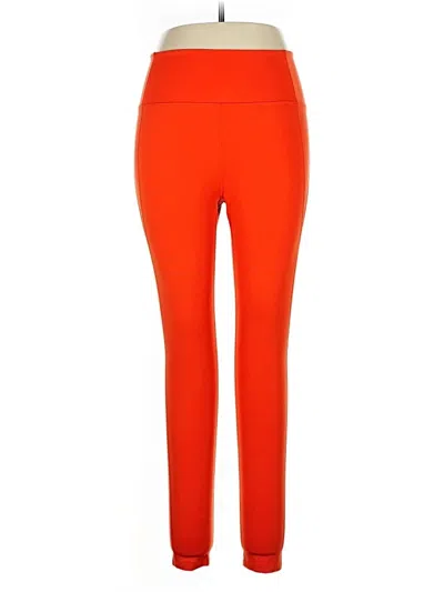 Pre-owned Girlfriend Collective Active Pants In Orange
