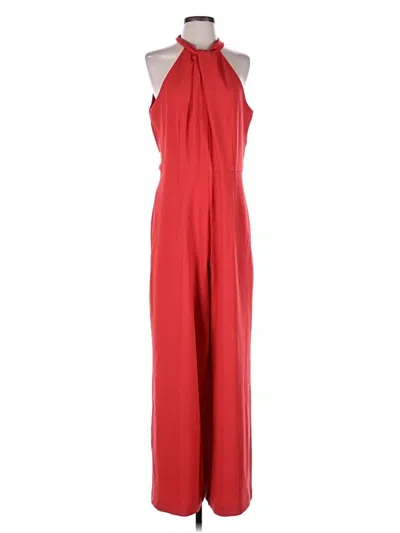 Pre-owned Julia Jordan Jumpsuit In Red