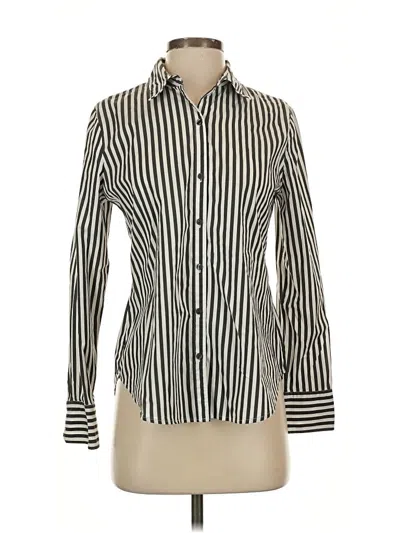 Pre-owned Worthington Long Sleeve Blouse In White