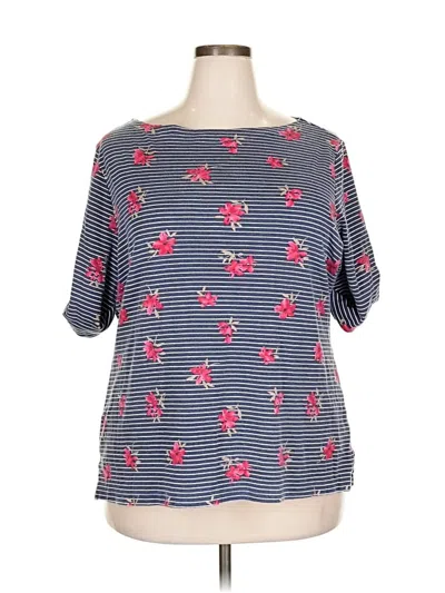 Pre-owned Karen Scott Short Sleeve T-shirt In Gray