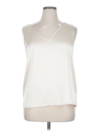 Pre-owned Nicole Miller Sleeveless T-shirt In White