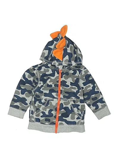Pre-owned Gymboree Kids' Zip Up Hoodie In Blue