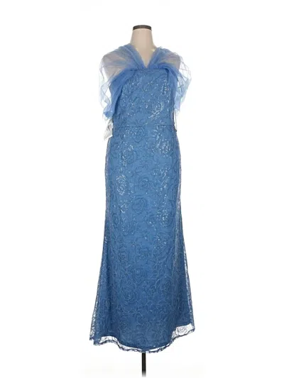 Js Collections Cocktail Dress In Blue