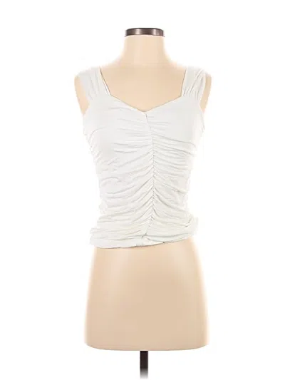 Pre-owned Red By Bke Sleeveless Top Ivory Sweetheart Neckline Tops In White