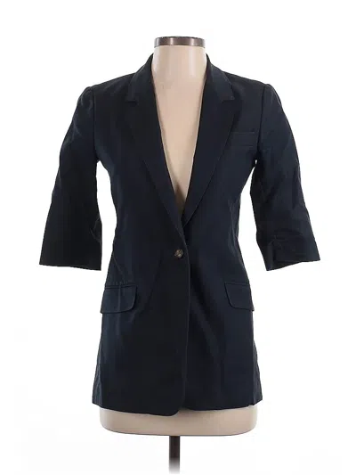 Pre-owned Elizabeth And James Blazer Jacket In Blue