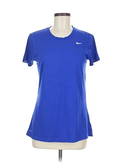 Pre-owned Nike Active T-shirt In Blue