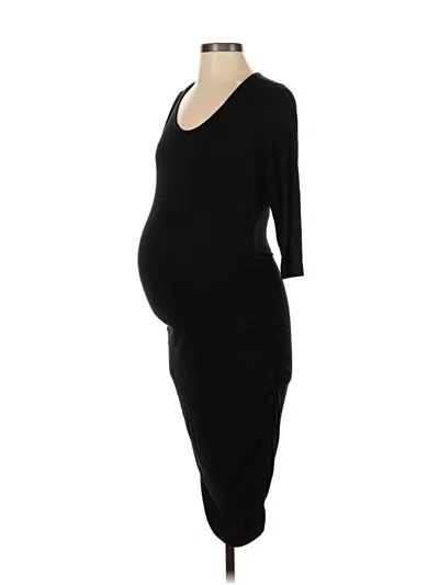 Pre-owned A Pea In The Pod Casual Dress In Black