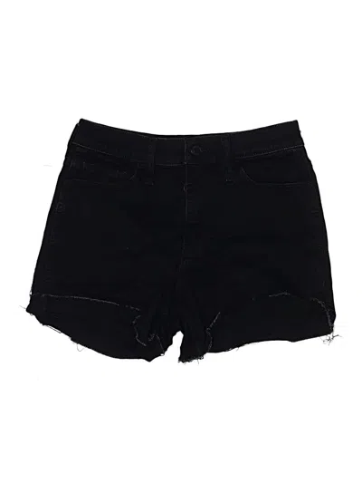 Pre-owned Hollister Denim Shorts In Black
