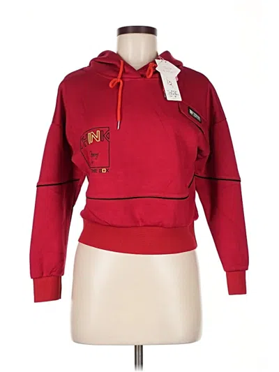 Pre-owned Assorted Brands Pullover Hoodie In Red
