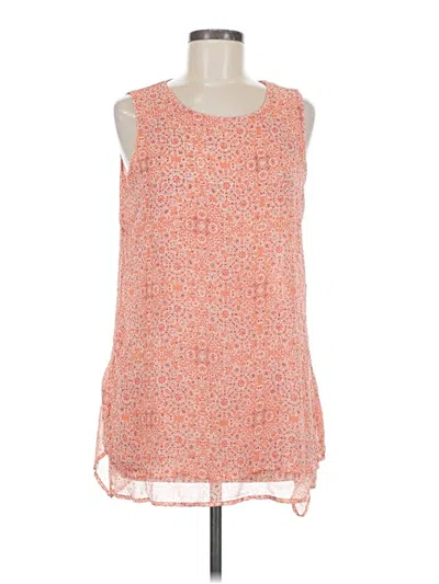 Pre-owned Fever Sleeveless Blouse In Orange