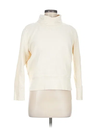 Pre-owned Madewell Turtleneck Sweater In White
