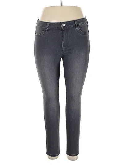 Pre-owned &denim By H&m Jeggings In Gray
