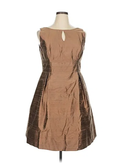 Pre-owned Jenny Yoo Collection Cocktail Dress In Brown