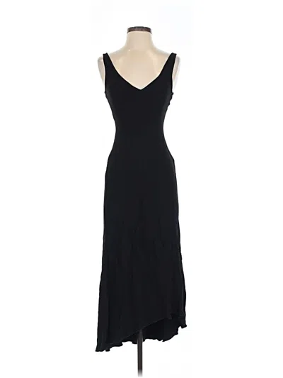 Pre-owned James Perse Cocktail Dress In Black