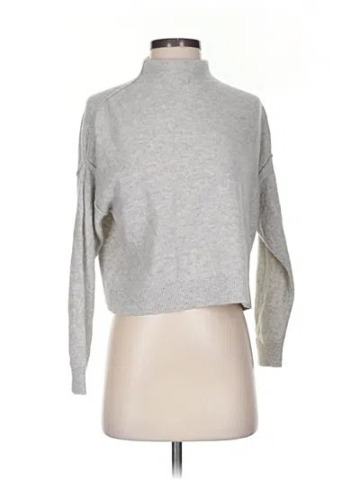 Pre-owned Pilcro Cashmere Pullover Sweater In Gray