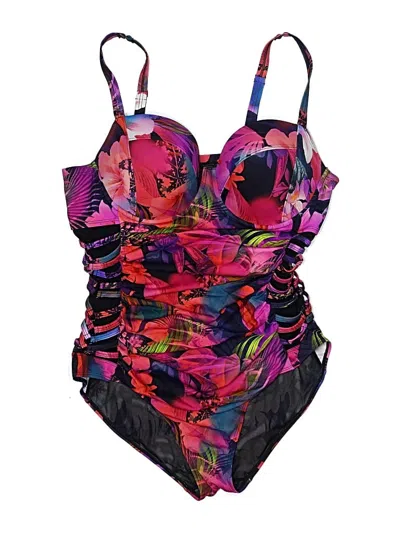 Pre-owned Torrid One Piece Swimsuit In Pink